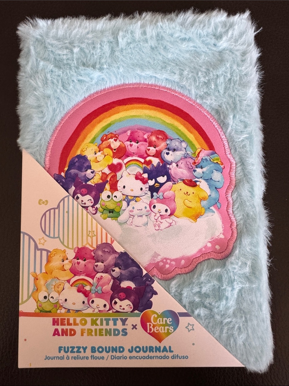 Hello Kitty & Friends x Care Bears Fuzzy Bound Journal NWT